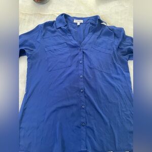 Express Royal Blue Portofino Shirt